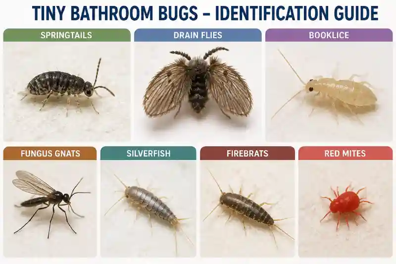 How to Get Rid of Lots of Tiny Bugs in the Bathroom